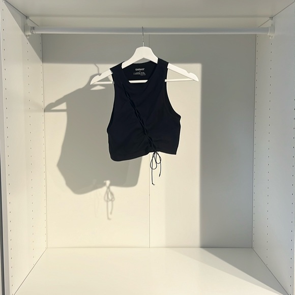 Lace open front crop top - Picture 1 of 1